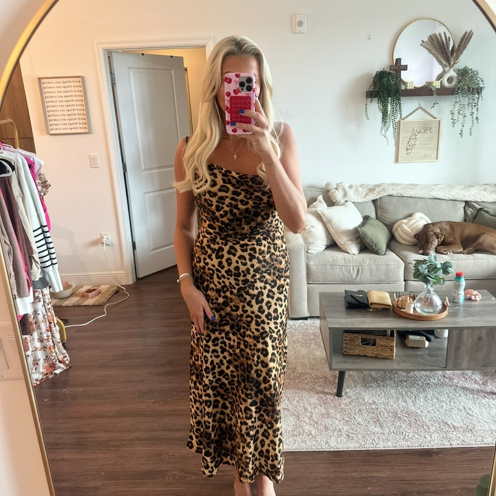 Leopard Print Women's Dress